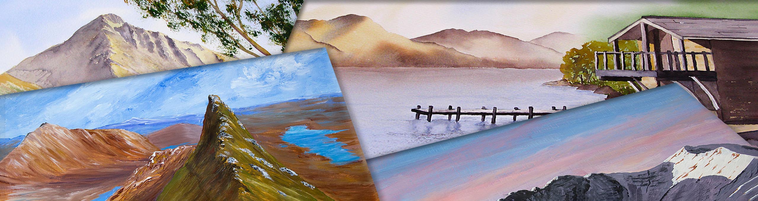 Orignal Landscape Paintings and Mountain Art by Sandra Hugill