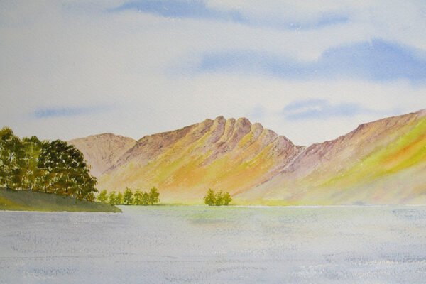 Original watercolour painting of Haystacks, Buttermere, the Lake District