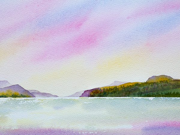 Loch Ness sunset
