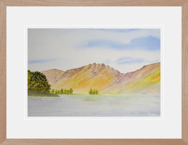 Haystacks, Buttermere, Lake District original watercolour painting for sale