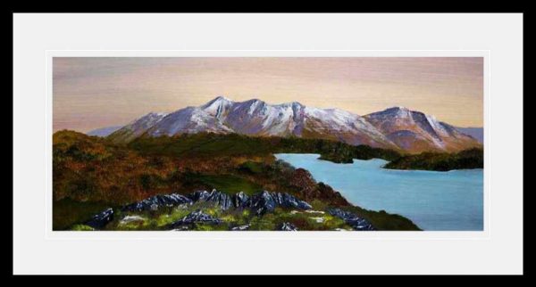 Skiddaw from Catcalls, Derwentwater, The Lake District, oil painting for sale