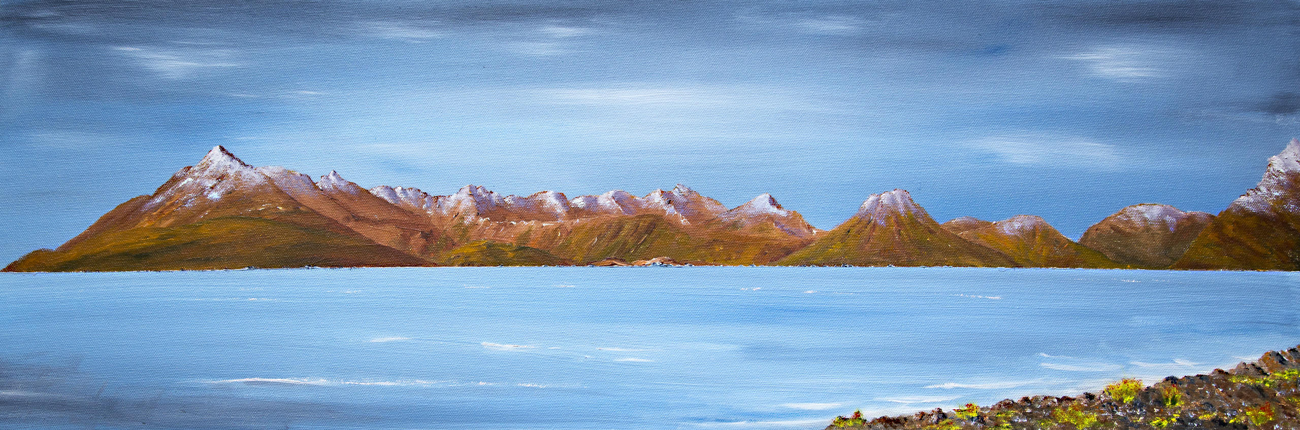 The Cuillin of Skye from Elgol, oil painting