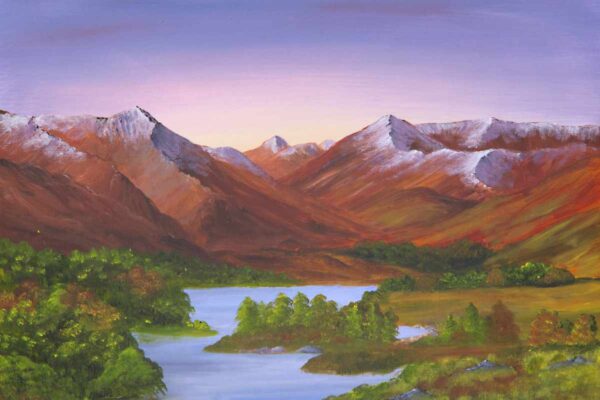 Glen Affric original oil painting for sale