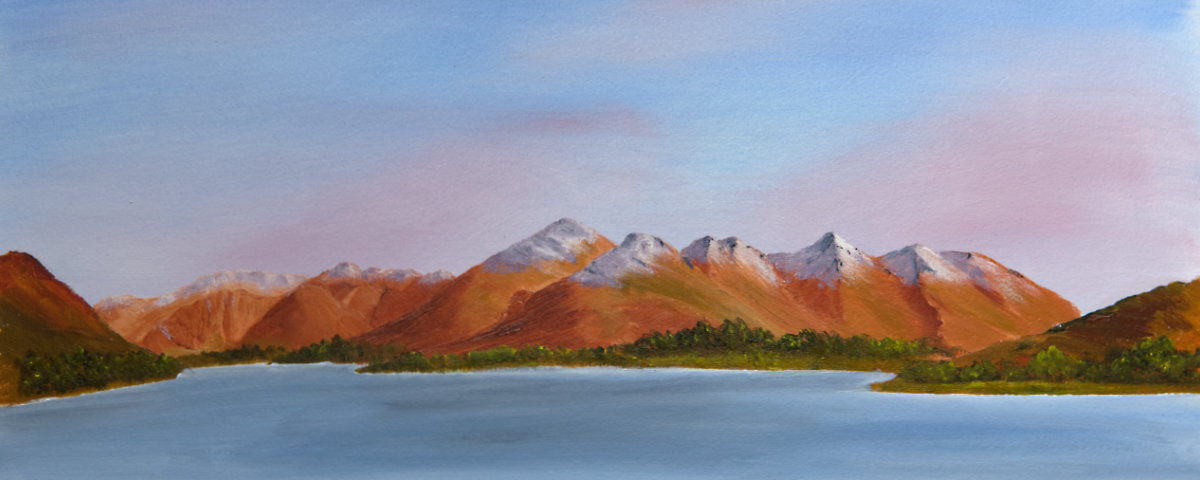 Five Sisters of Kintail oil painting