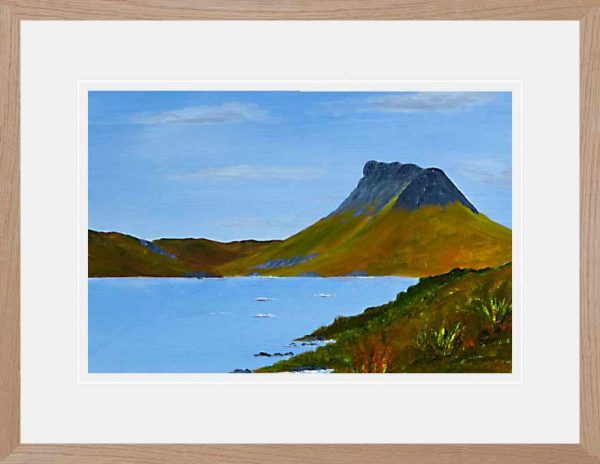 Stac Pollaidh, Assynt original framed oil painting for sale