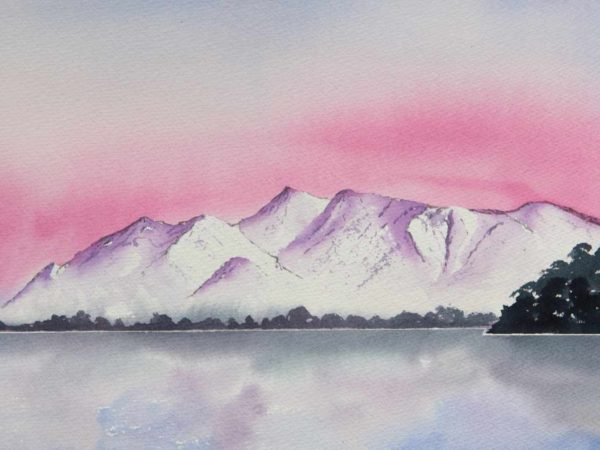 Skiddaw winter dawn